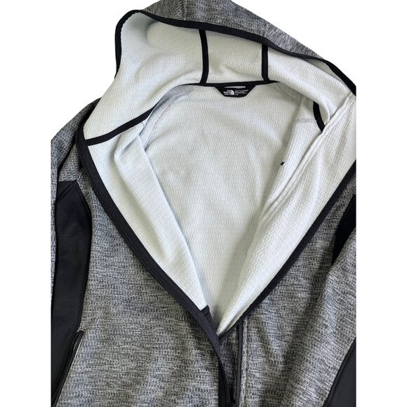 The North Face Womens Full-Zip Gray Hoodie Jacket Size L - Picture 5 of 12